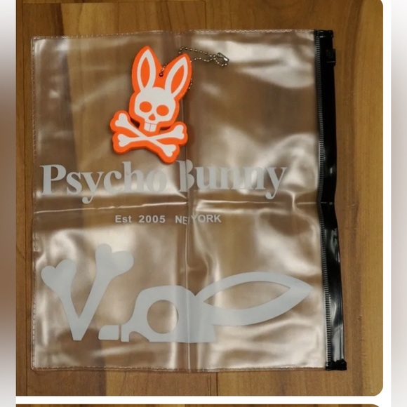 SOLD‼️NWT MENS PSYCHO BUNNY DARWIN SWIM SHORTS (SEAPORT BLUE)- SIZE LARGE - Picture 6 of 15